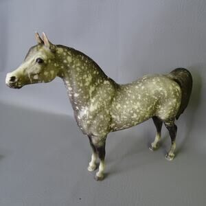 Vintage Breyer Traditional Scale Dapple Gray Proud Arabian Stallion #213